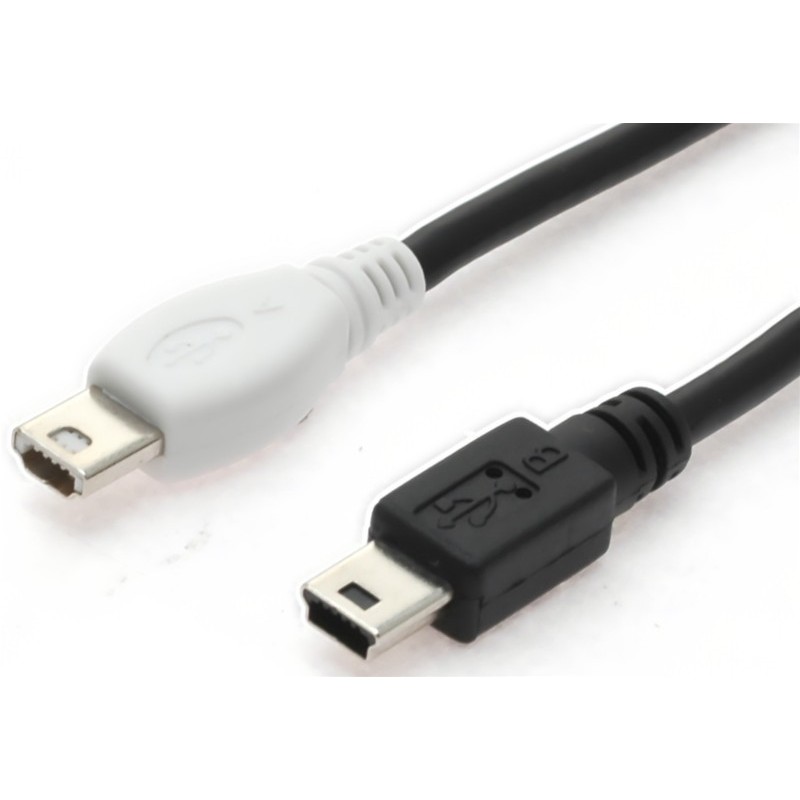 Mini USB cable, Mini A Male - Mini B Male, 1.8 m