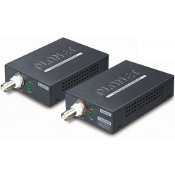 Ethernet over Coax cable, 1 km with PoE. Data and PoE via coax cable (25W)