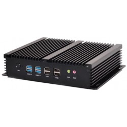 Fanless Embedded industrial PC i5 with 4 x RS232 COM ports 2xRJ45 USB 3.0 and USB 2.0 Fanless