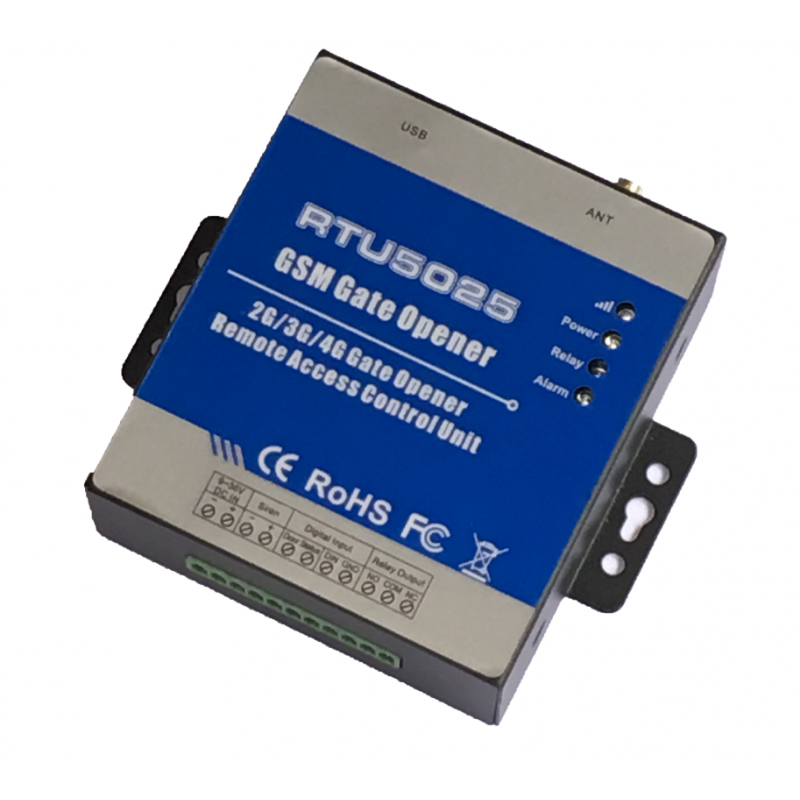 Adgangskontroll via mobiltelefon. GSM/LTE 1 reléutgang 2 digitale innganger med plass til 999 brukere