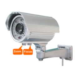 Analog camera, outdoor, BNC, 2.8-12mm Lens, with bracket