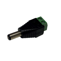 DC connector male 5.5/2.5mm screw terminal block