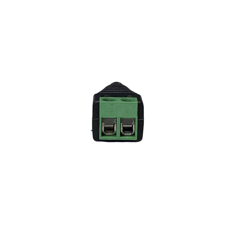 DC plugg han 5,5/2,5 mm skrueterminalblokken