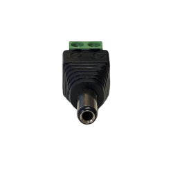 DC connector male 5.5/2.5mm screw terminal block