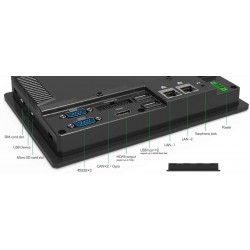 7 "Panel PC with touch to car, truck use, with digital I / O, RS232 RS422 RS485, 4G