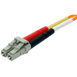 Fiber cable, Multi-mode, LC-LC, 400m, 62.5 / 125my, Orange, LSZH, Duplex