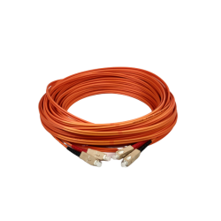 High-Quality 10m Duplex Multi-Mode Fiber Cable - Orange SC-SC