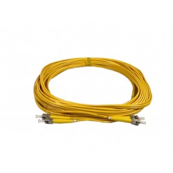 Fiber cable, single mode, ST-ST, 30m, 9 / 125my, Yellow. LSZH, Duplex