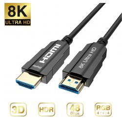 Fiber HDMI 2.1-kabel, 8K, 10 meter AOC