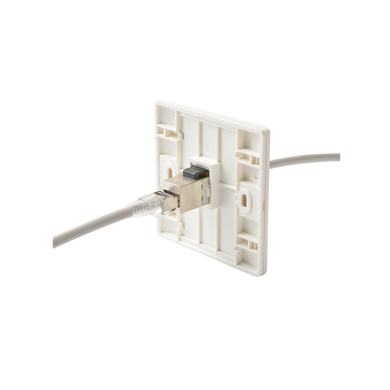 Keystone - RJ45 - adapter - Cat 6 STP skjermet