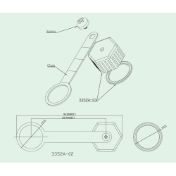 RJ45 waterproof cap for RJ45W and RJ45-S Bayonet