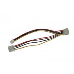 Power plug-splitter for drives 3½" and 5¼"