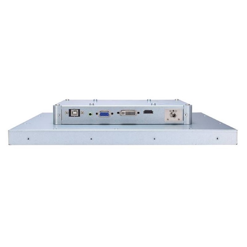 12" panelskjerm, USB RS232 Touch, IP65 front, VGA, DVI-D, HDMI, 400nits, 4:3 format