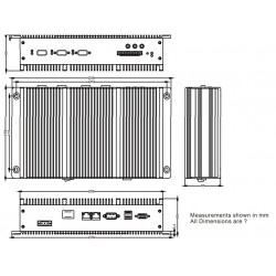 DNV-godkjent Marine Computer I330EAC-ID3 Intel® Atom® N2600 Winmate