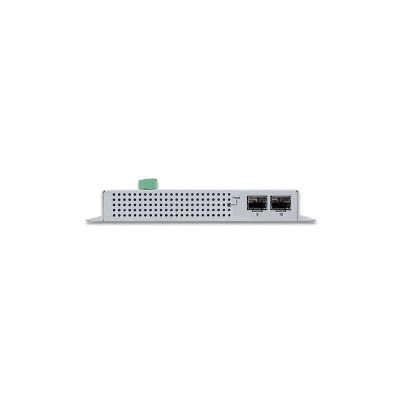 8 porter administrert bryter 8 x 10/100/1000Mbit RJ45. Fiber 2 x 100/1000Mbit SFP. PoE+