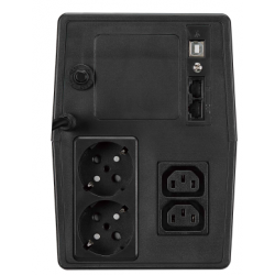 1000VA/600W UPS, emergency power supply, incl. 2 battery, line-interactive