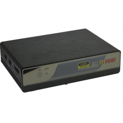 Video converter to HDMI from Composite (CVBS) Video, Component (YPbPr), VGA, HDMI 2 x USB2.0 media memory to HDMI