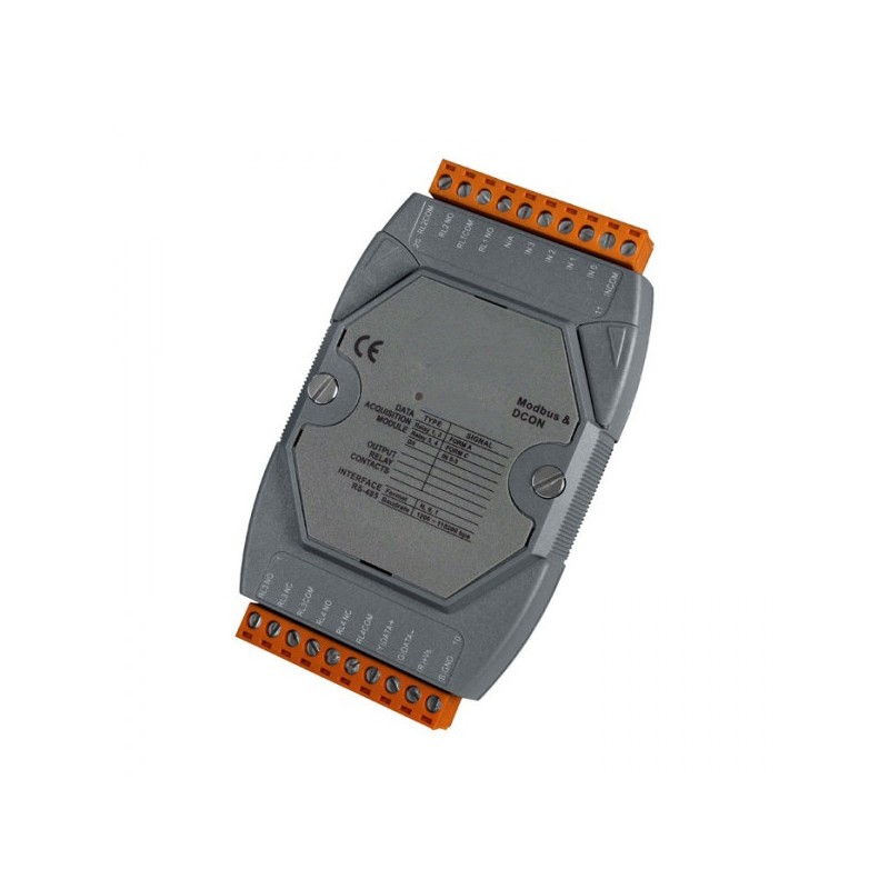 4 x isolated digital input (counter) and 4 x relay output - DCON and Modbus
