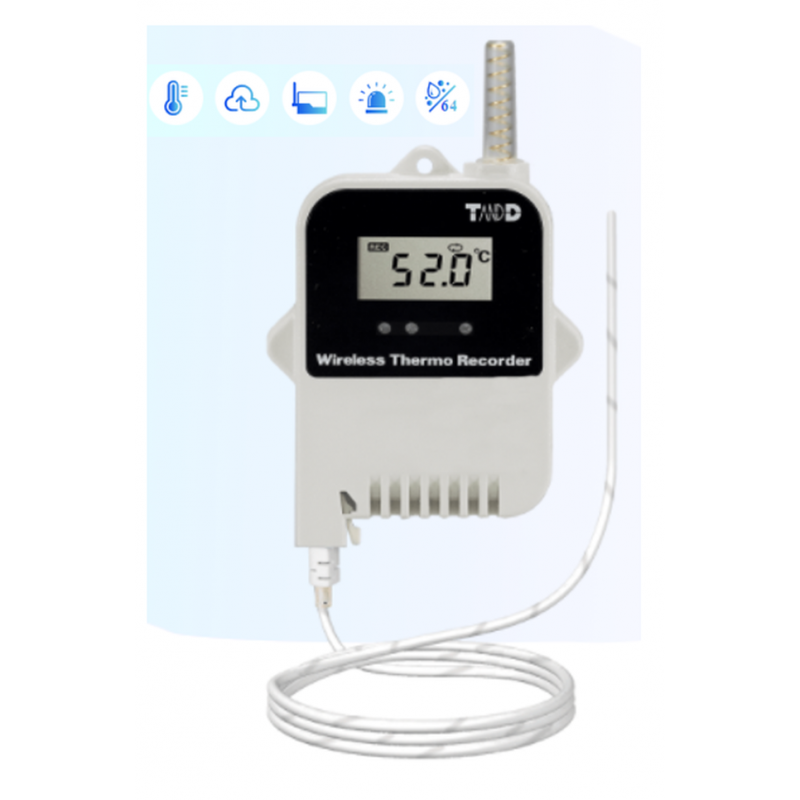 1 channel wireless temperature logger