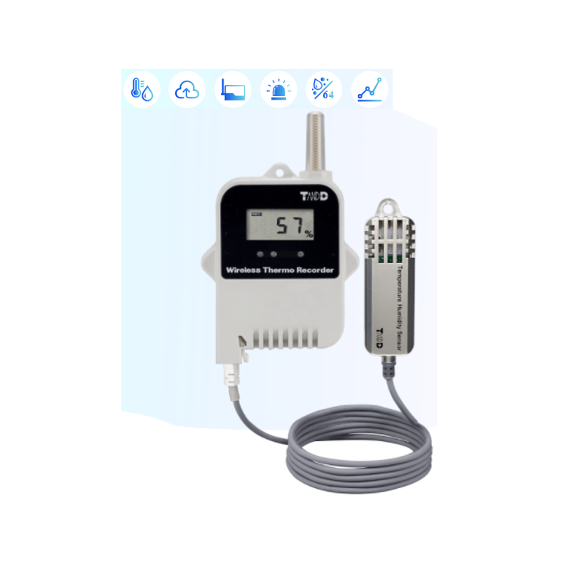 2 Channel temperature, humidity log -25 - + 70 ° C, 0 to 99% RH. Wireless Data Collector to up to 150m