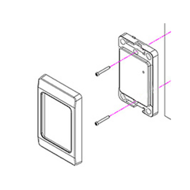 RFID-leser 13,56MHz Mifare, Vanntett - DECIMAL 8 sifre, 32 bit, HID - tastatur emulering