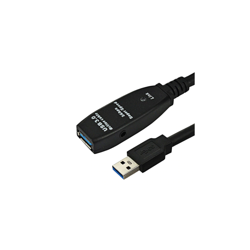 10m Active USB 3.0 extension cable with signal amplifier