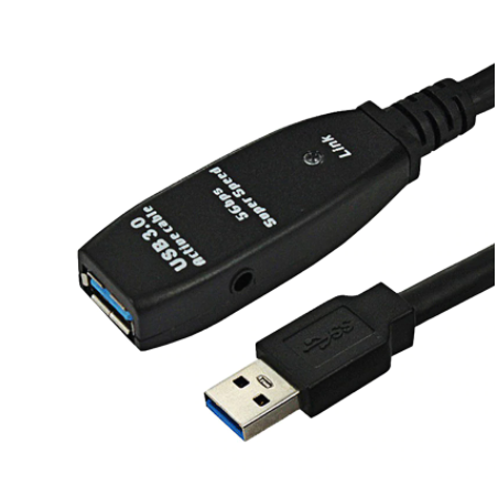 10m Active USB 3.0 skjøtekabel med signalforsterker