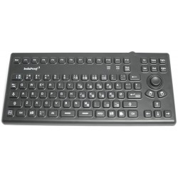 IP68 USB Mini keyboard for medical and laboratory use - TrackPoint mouse. Withstands cleaning with alcohol, acetone, etc.