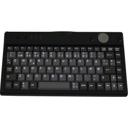Mini keyboard with PS/2 connection 86 keys, mini din 6 - with trackpoint