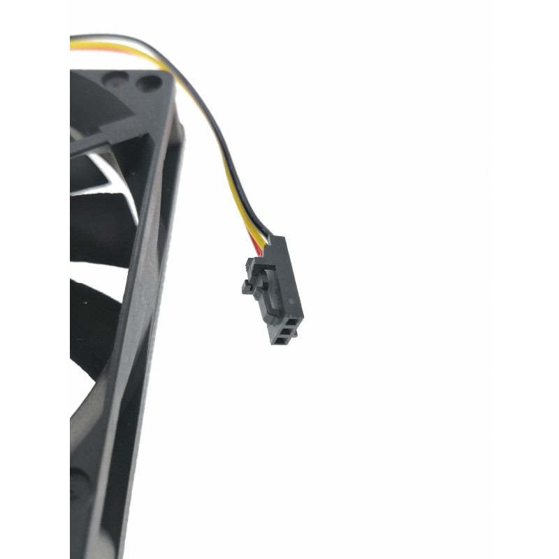 12VDC vifte 80 x 80 x 15 mm, 3-pinners (+12V, GND, turteller),