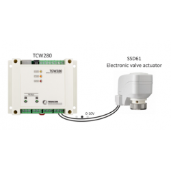 Ethernet-basert utgangsmodul for strøm, spenning og kontakt.- Teracom TCW280