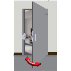 Electric Lock Box for Swing Doors - 272kg, 24/25/28mm, 12/24VDC