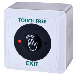 Touch-free electric exit contact with IR motion sensor. To 15cm. Hold-timer