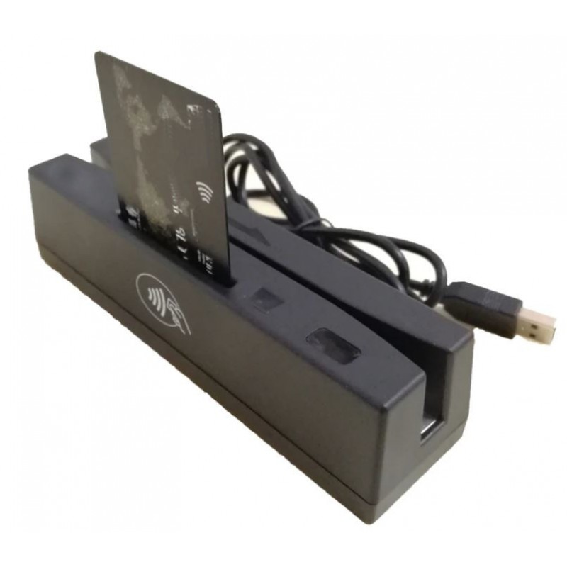 Multifunctional USB card reader, RFID-NFC-MCR-IC.