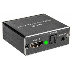 HDMI Audio splitter [Audio Extractor] - HDMI Input ⇒ HDMI loop out