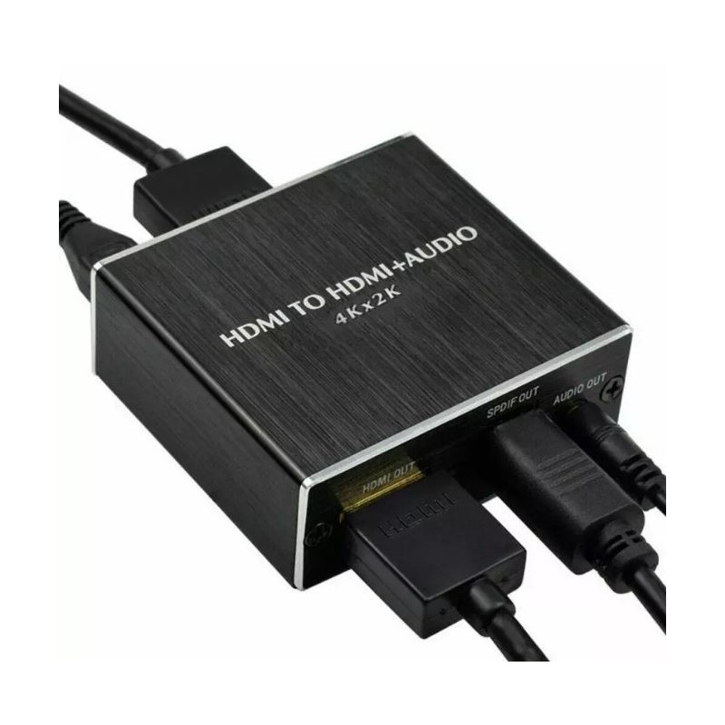 HDMI Audio splitter [Audio Extractor] - HDMI-inngang ⇒ HDMI loop ut