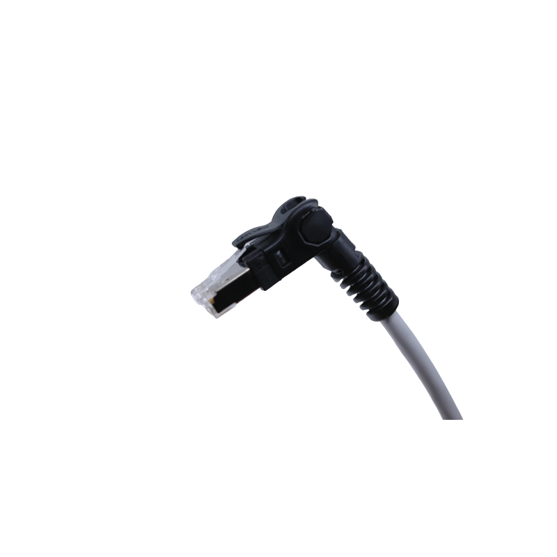 angled Cat. 6 S/FTP network cable up, down, left, right, multi angle RJ45 Ethernet cable 45°/90°