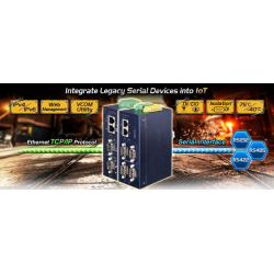 2 port serial port server - RS232 / RS422 / RS485 over Ethernet