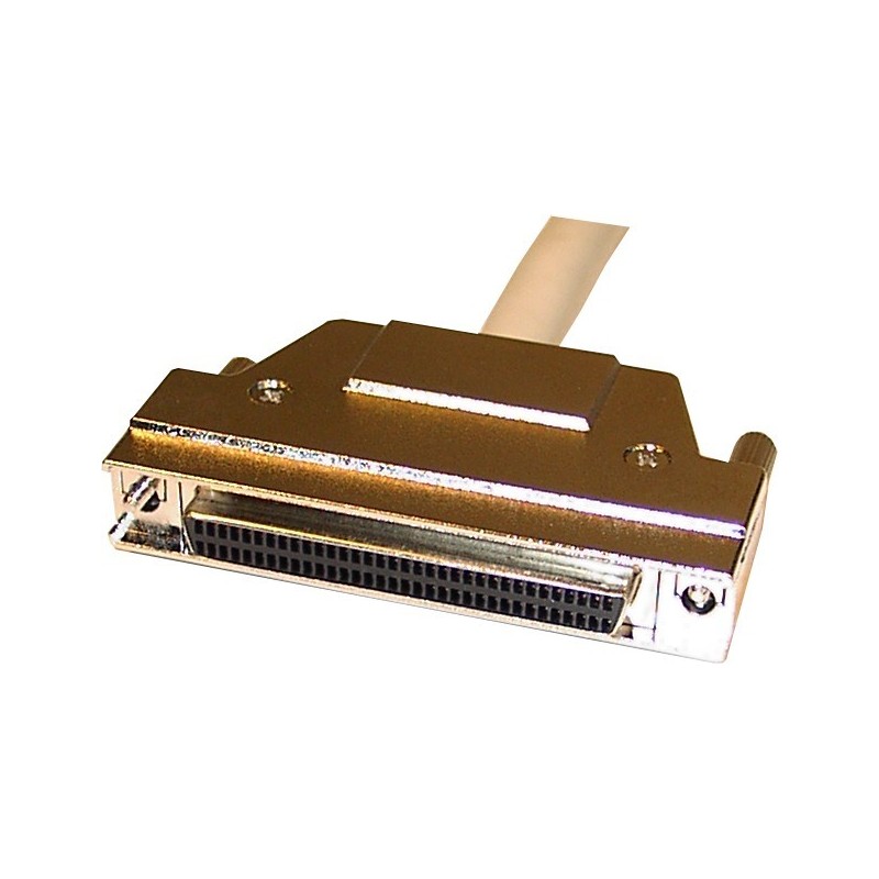 Wide SCSI forlængerkabel, ½ meter. Mini DB68 han – Mini DB68 hunfor...