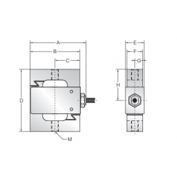 Load cell 50 kg - The tensile and pressure - Danbit A / S