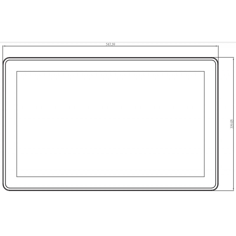 Panel PC 21.5" wide screen med multi touch I3, I5, i7 mulighed