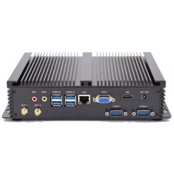 Fanless Embedded PC i7 8th Gen processor with 12VDC supply