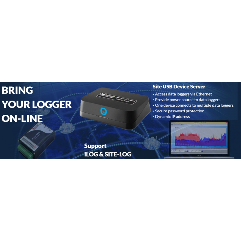 7 kanals 0 - 20VDC spændings-datalogger, hastighed 20ms til 12 timer, 16bit opløsning