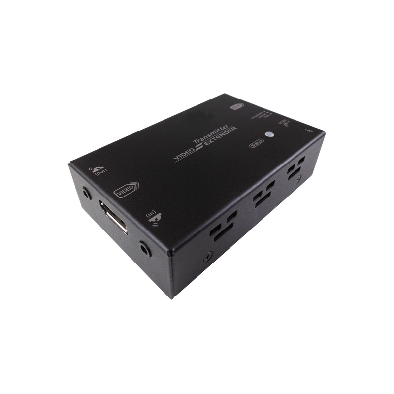 DisplayPort Extender 4k opp til 100 meter over CAT6A. DP Booster over PDS-kabel