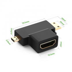 HDMI Micro and Mini Adapter for HDMI