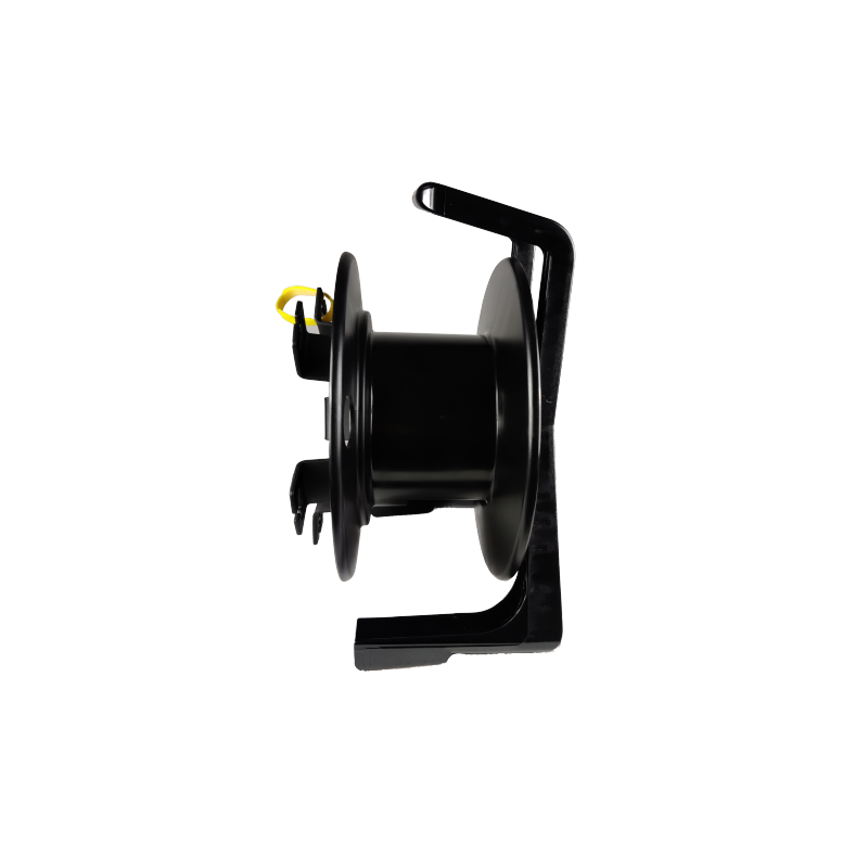 Robust kabeltrommel for fiberkabel. Opptil 200 meter armert dupleks fiberkabel