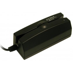 Magnetic stripe card reader for health cards, health insurance card and other magnetic cards USB / PS2 Black, Win XP, 7/10