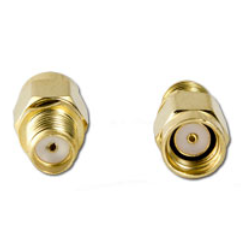 SMA adapter for Access Point, RSMA male to SMA female, gold plated