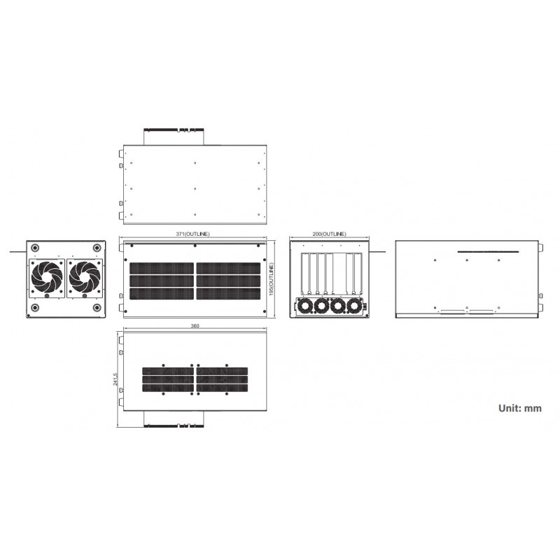 Utvid din industrielle datakraft med IPC-GEN8/9-GPU-2PCIE utvidelsesboks