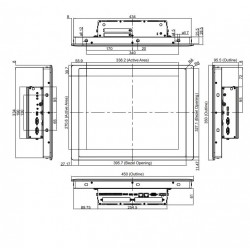 17 TFT-LCD Modular Panel PC | 8th Generation Intel® Core™ U Series | 9~48VDC